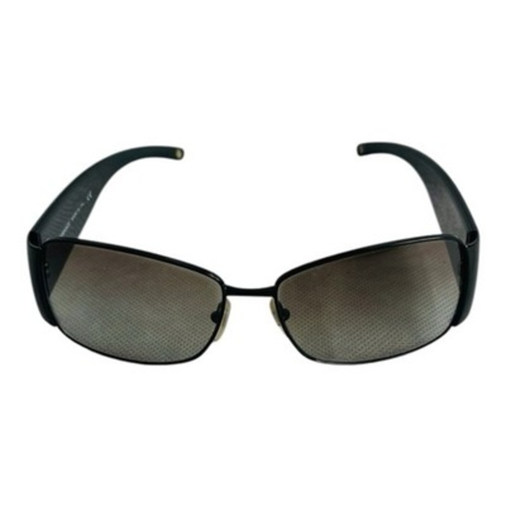 Versace Black Rhinestone Logo Sunglasses Bling Rare Designer Glasses Shades +Box - Picture 4 of 8